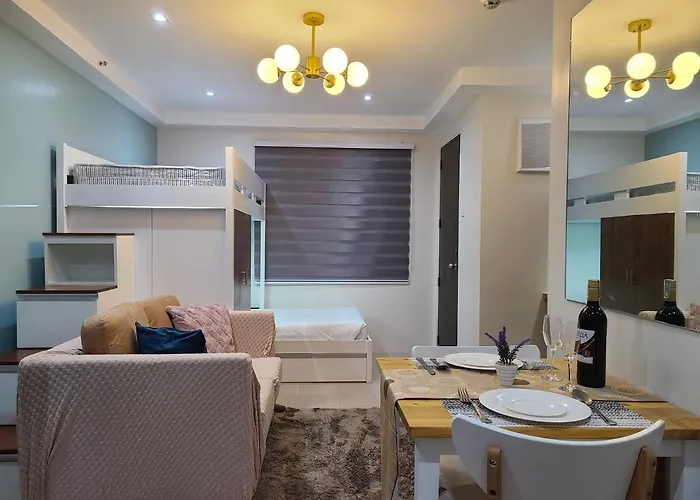 Plumera Studio With Balcony Staycation Near Mactan International Airport
