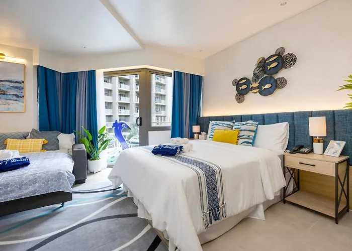 Cerulean Bliss Condo At Tambuli Mactan Fast Wifi Netflix