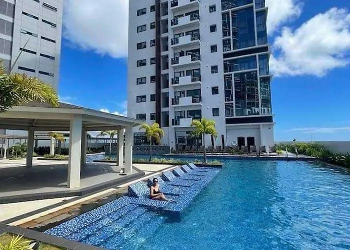 Mactan Newtown Staycation Near Airport With Pool Access