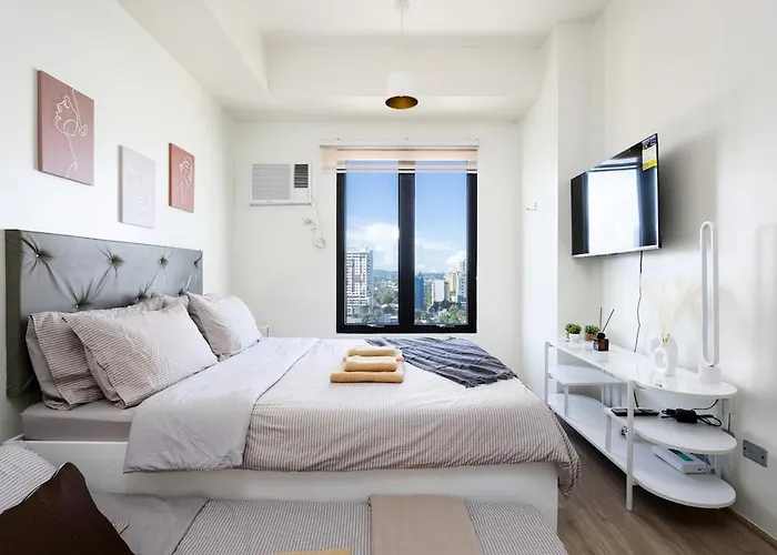 Studio Unit At The Median, Near It Park With Pool And Fast Wifi
