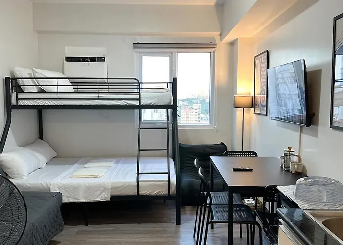 City View Studio Near Fuente Osmena With Netflix Wifi Pool - Symfoni Nichols Bossa Tower 2