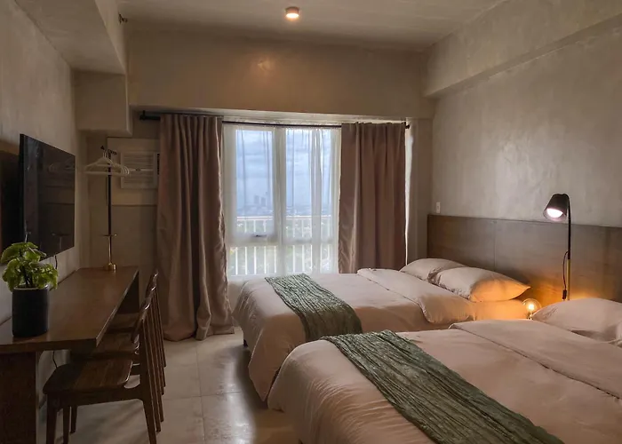 Seaview Connecting-Studios Condo In Cebu City - Comfortable For Up To 8 People
