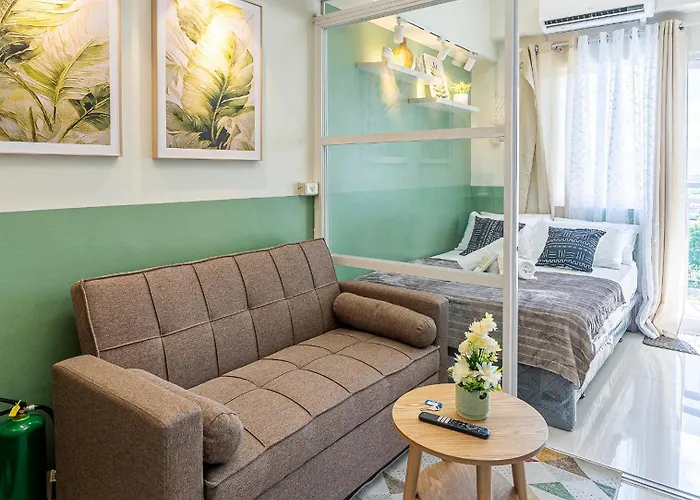 Serene Studio With Balcony, Sunset Views And City View
