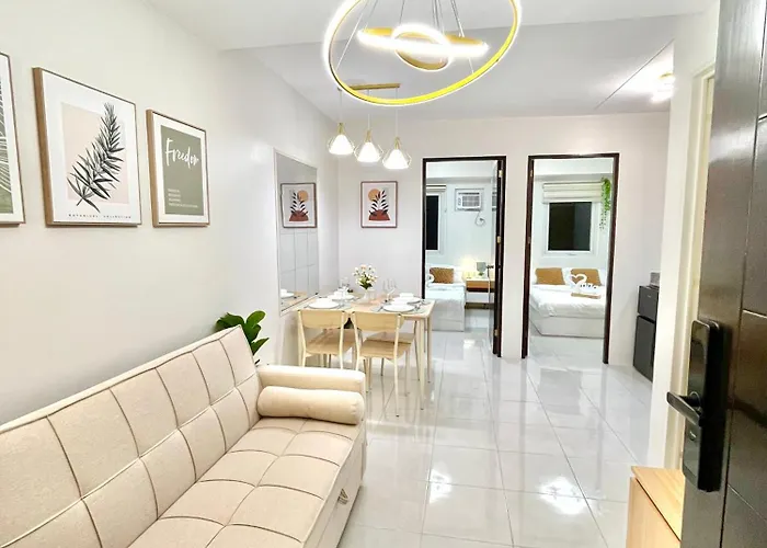 Cozy 2Br Stay For 6Pax In High-Floor, Wi-Fi & Family Games Near It Park Cebu- Unit Scarlett By Gerra