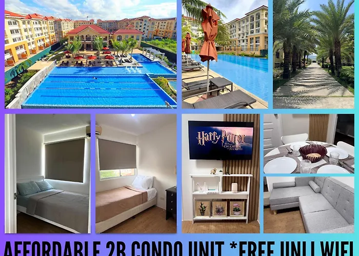 2Br Condo At Sanremo With Full Kitchen And Dining Area Plus Fast&Unli Wi-Fi Free Netflix And Free Access To Pool And Gym