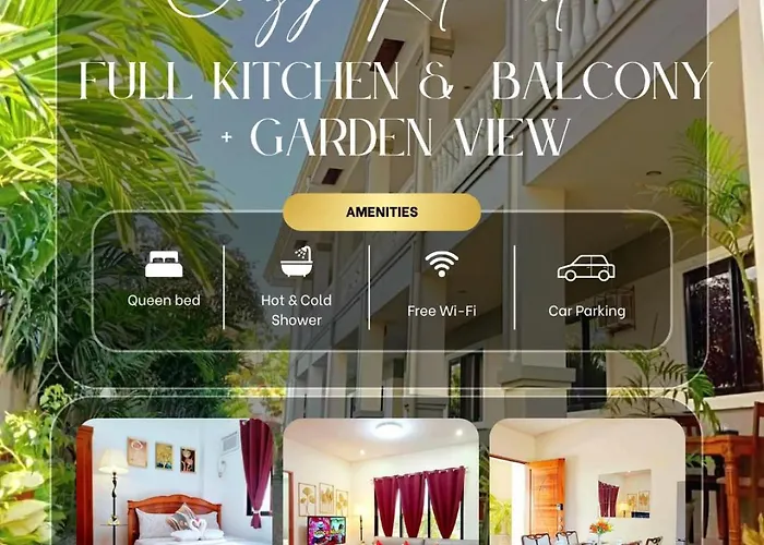 Retreat To A Stylish Flat W/ Balcony + Garden View