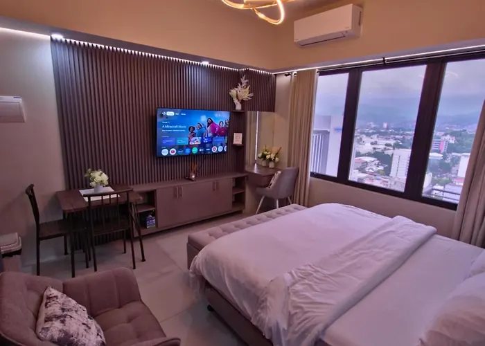 Luxury King Bed Studio In Midtown Cebu