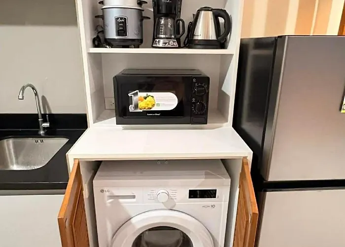 Jtower Residences Studio Near Sm Jmall With Washer