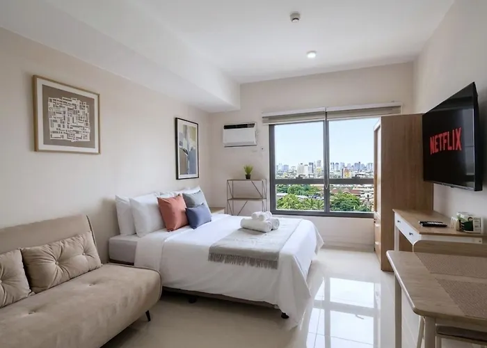 New Cozy Studio, Walk To Sm Jmall, Pool, Wifi