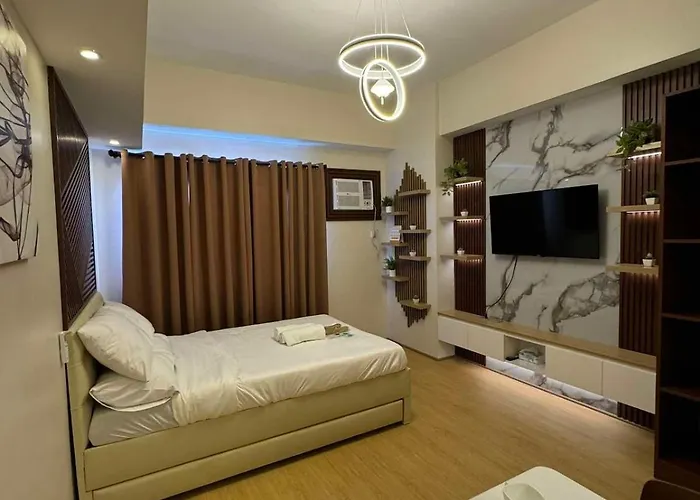 Honeys Cosy Modern Studio Unit Near Lahug It Park With Pool,Sauna And Gym