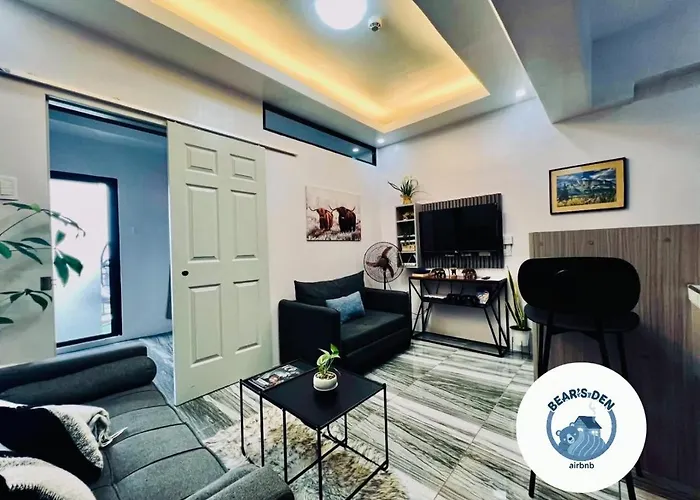 Bears Den Cozy 1Br With Balcony Facing City And Amenity Near Mactan Airport